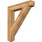 Ekena Millwork Traditional Craftsman Rough Sawn Bracket, Western Red Cedar, 6"W x 38"D x 42"H BKT06X38X42TRA04RWR - alternate 1